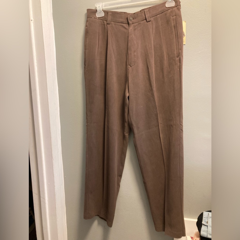 Tommy Bahamas Silk Pants Chocolate NWT